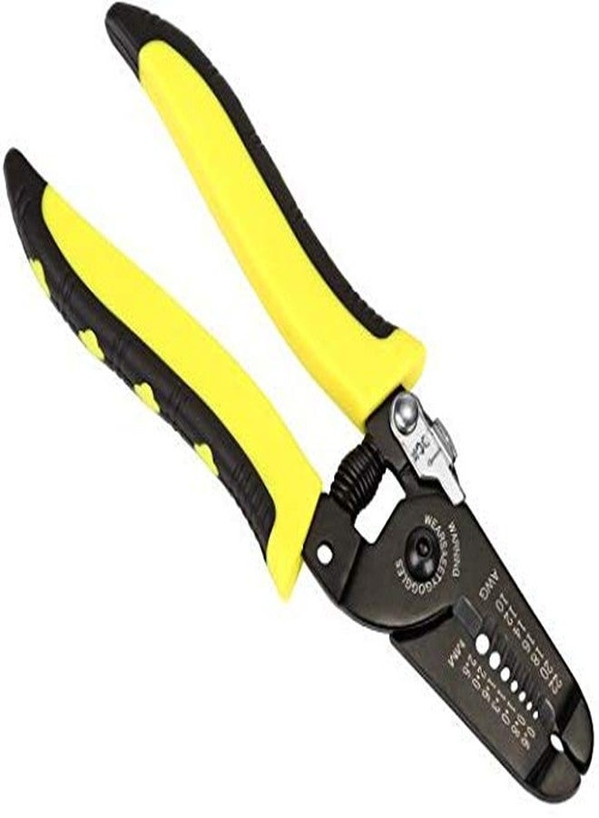 Inditrust مجموعة أدوات التجعيد الهيدروليكية متعددة الوظائف من إنديتراست RJ45 وRJ11، تتضمن قاطع/مُعرّي/كماشة لكابلات إيثرنت LAN، مع أسلاك بقياس 10-22 AWG - Image 5